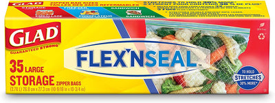 GLAD FLEX SEAL LRG STORAGE BAG [35 ea]
