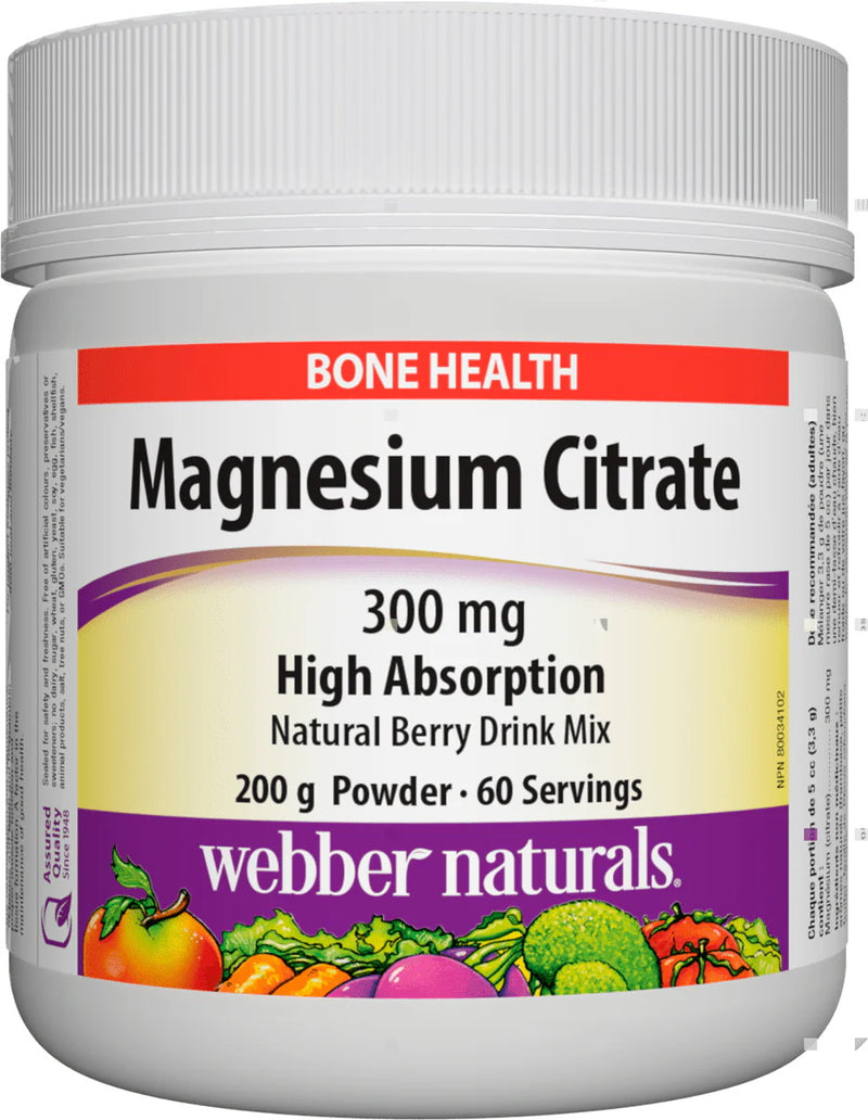 WEBR MAG CIT 300mg BRRY 200g