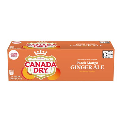 CAN DRY MANGO PEACH ZERO 12pk