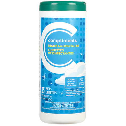 COMP DISINFCT WIPES FRSH SCNT [35 ea]