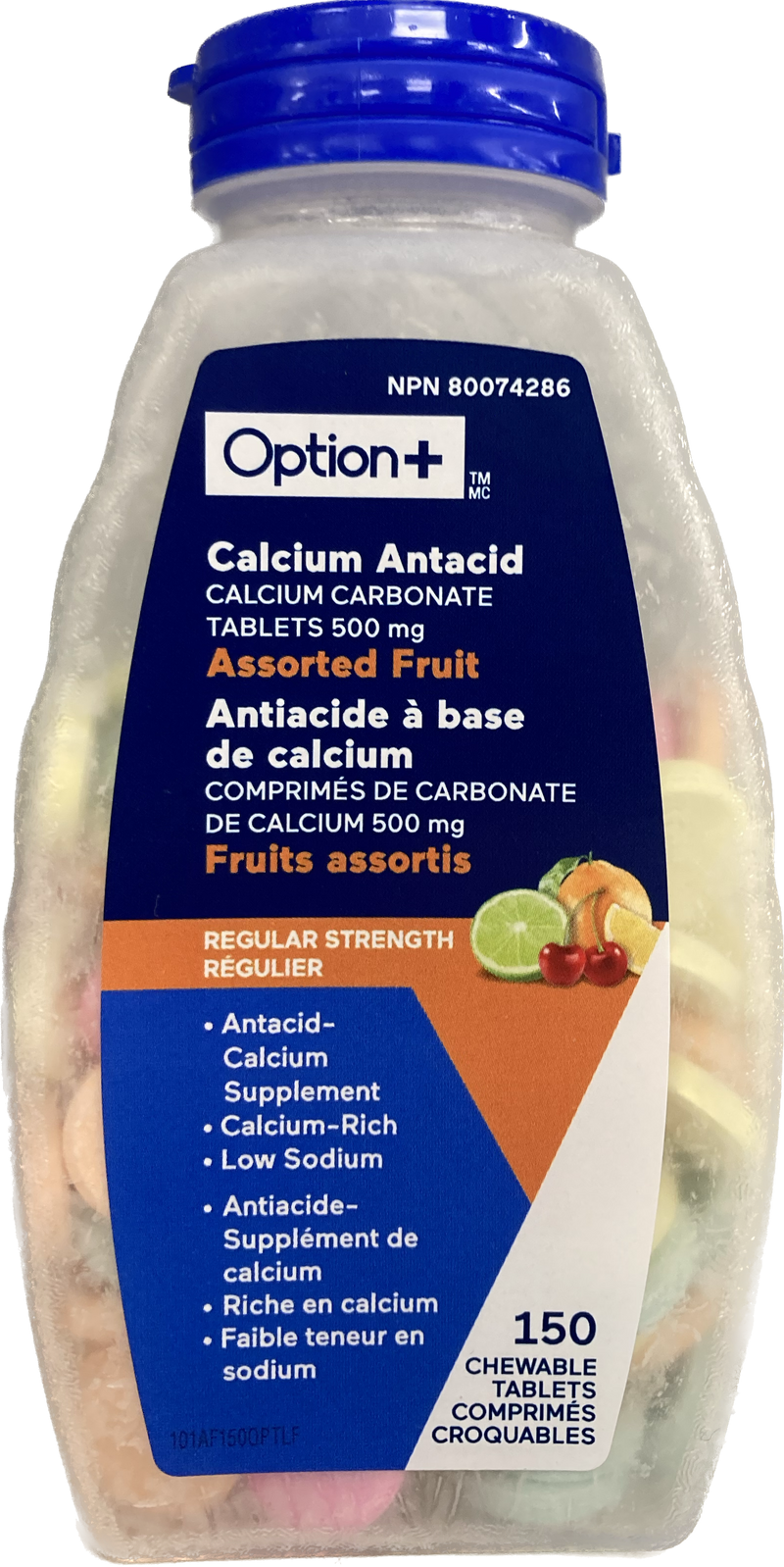 OPTION+ CALICUM ANTACID FRUIT [150 ea]