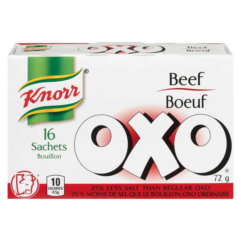 OXO BEEF LESS SALT BOUILLON SC [72 GM]