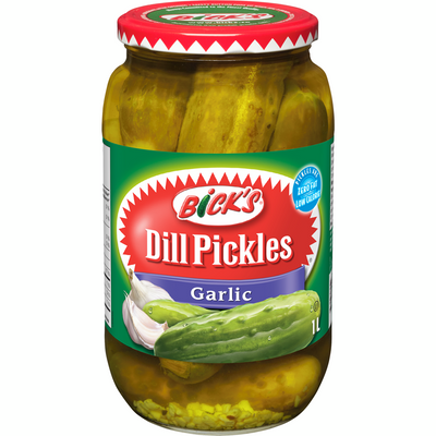 BICKS DILL PKL GARLIC FAT FREE [1 LT]