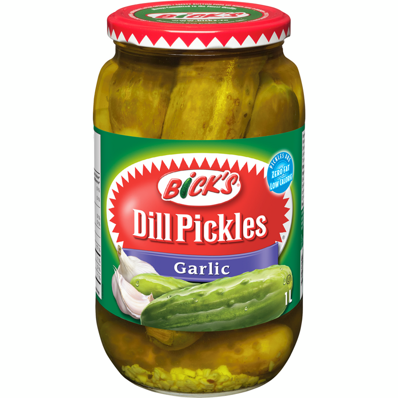 BICKS DILL PKL GARLIC FAT FREE [1 LT]