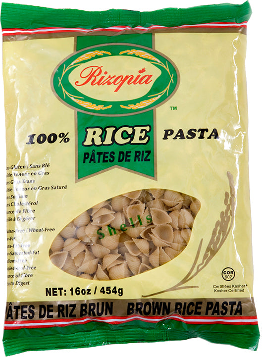RIZOPRA BROWN RICE SHELLS [454 g]