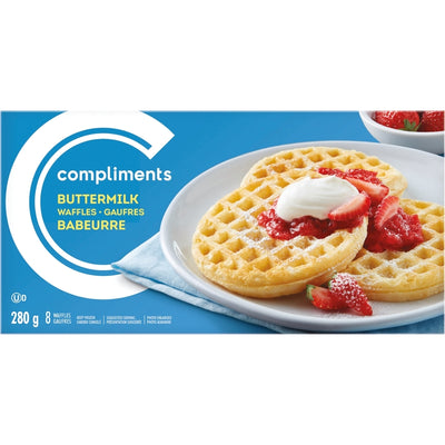 COMP WAFFLES BUTTERMILK 8pk [280 g]