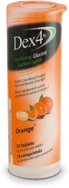 DEX 4 GLUCOSE TABLETS ORANGE [10 ea]