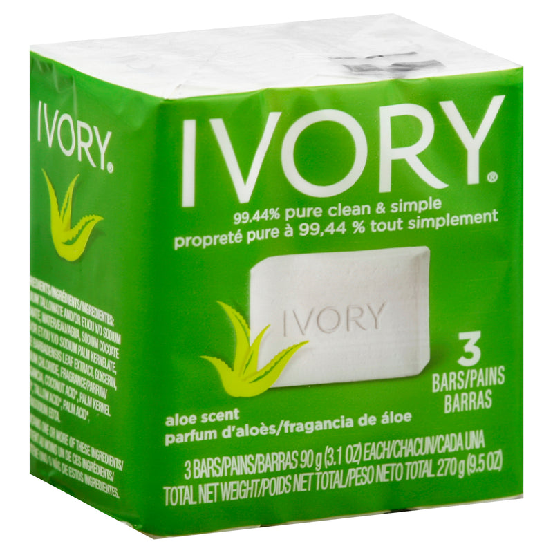 IVORY BAR SOAP W/ALOE 3PK [3 BAR]