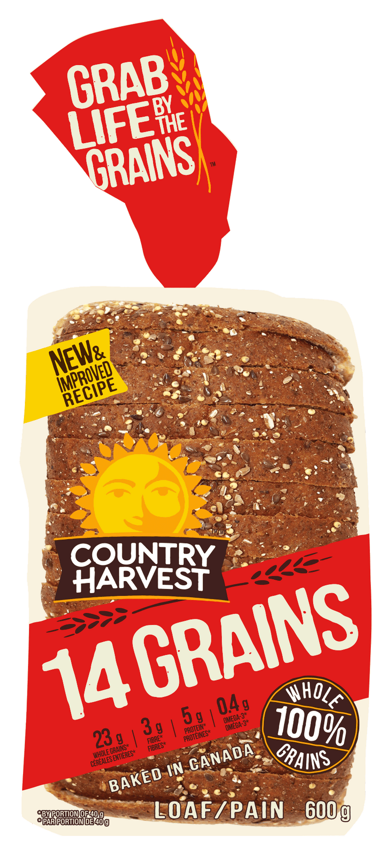 CNTRY HRVST 14 GRAIN BREAD [600 g]