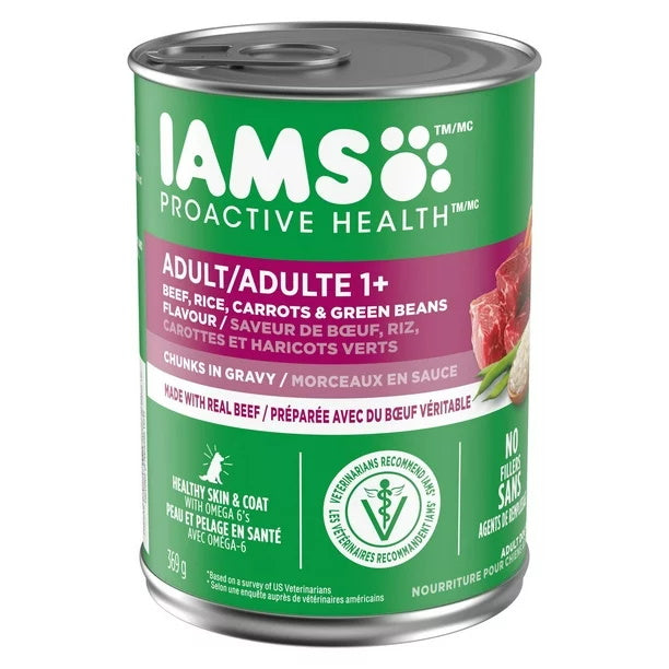 IAMS BEEF VEG RICE DOG FOOD [369 g]