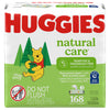HUGGIES NAT CAR SENSITIVE WIPE [168 ea]