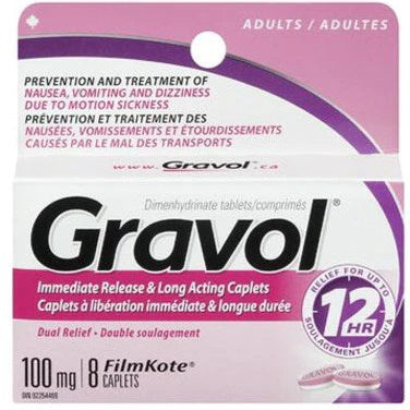 GRAVOL LA DBL REL CP 100MG [8 ea]