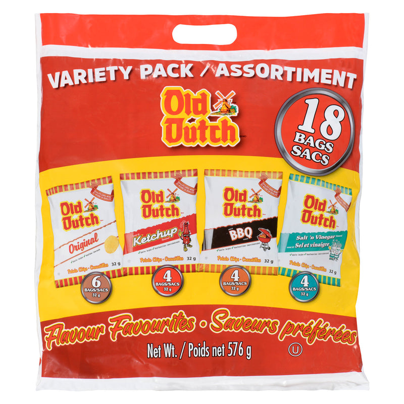 OLD DUTCH VARIETY PACK 18 BAGS [576 g]