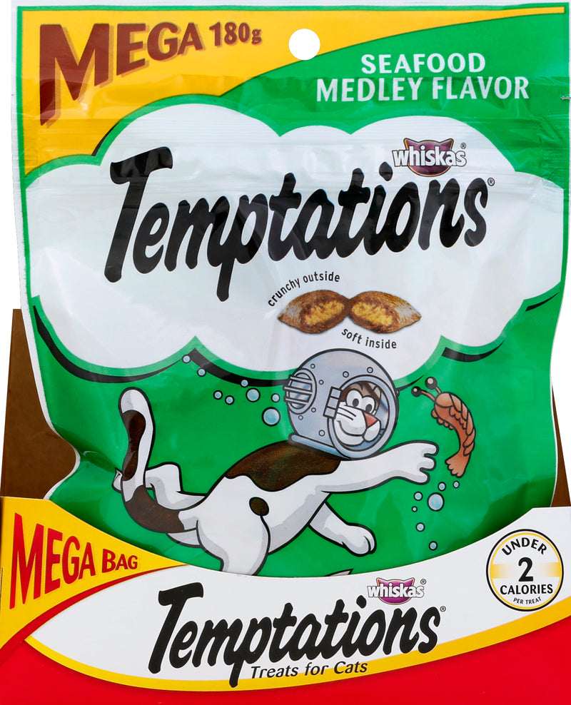 WHISKAS TMPTNS SEAFOOD MDLY FL [180 g]