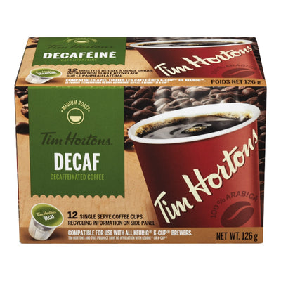 TIM HORTONS DECAF K-CUP 12pk [126 ea]