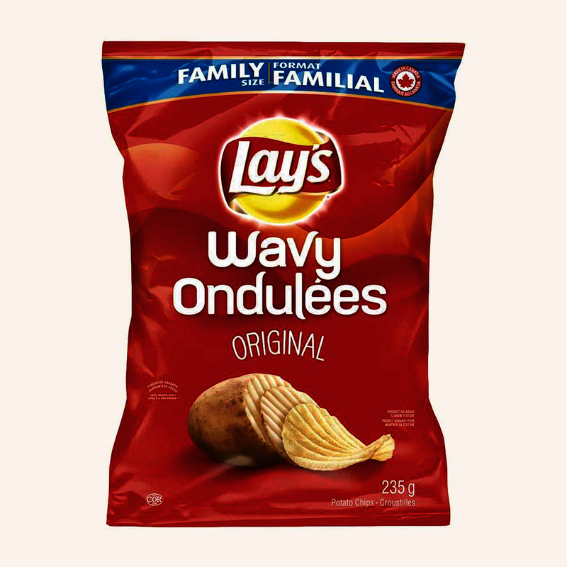 LAYS FAM SIZE WAVY ORG 235g
