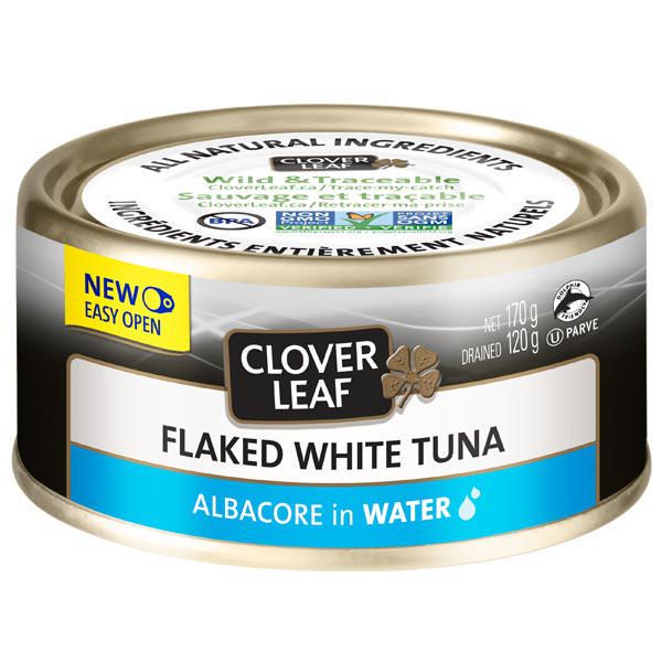 CLVR LF FLAKED WHITE TUNA WTR [170 g]