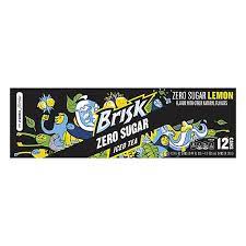 BRISK ZERO SUGAR LEMN ICED TEA [12 pkg]