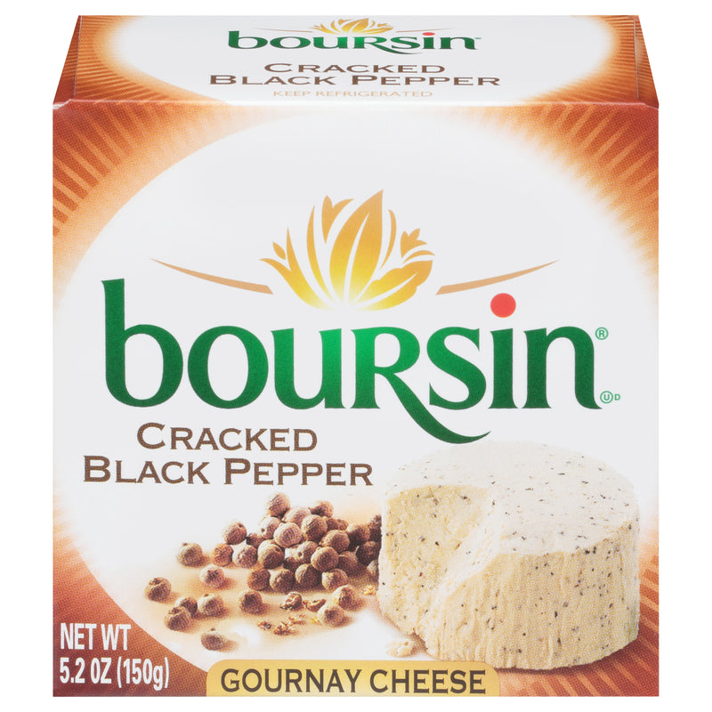 BOURSIN CRCK BLACK PEPPER [150 g]