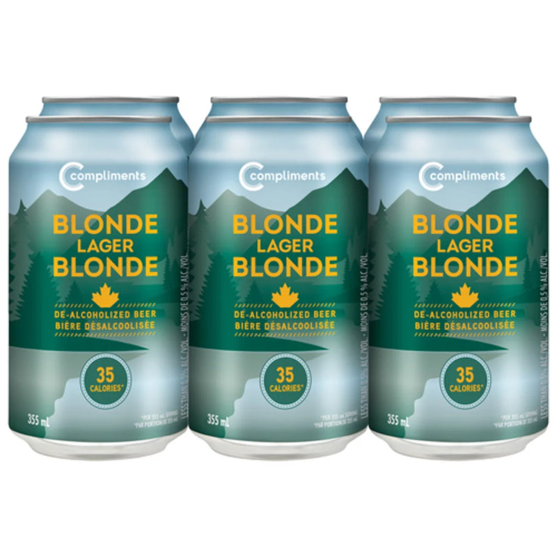 COMP DE-ALCOHOL BEER 6x355ml [6 ea]