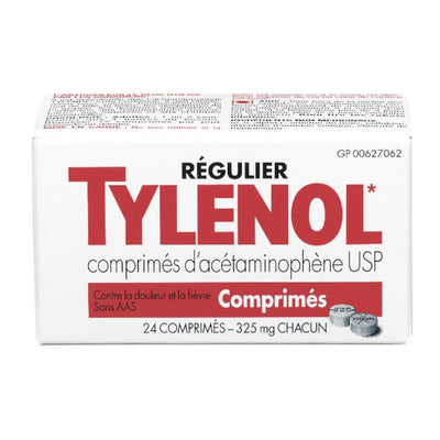 TYLENOL REGULAR TABLETS 24s [24 PK]