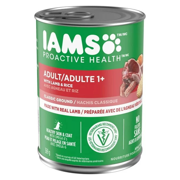 IAMS LAMB & RICE DOG FOOD [369 g]