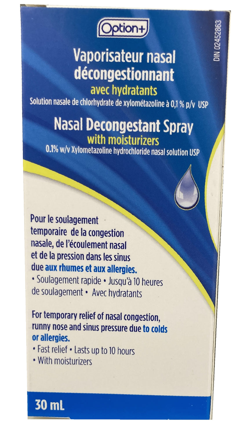 OPTION+ NASAL DECONGSTN SPRAY [30 ml]