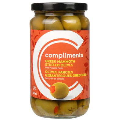COMP OLIVES MAMMOTH STUFFED [500 ml]