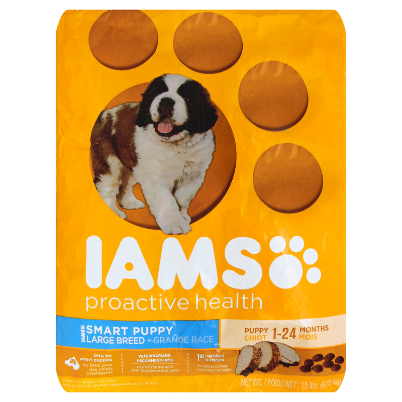 IAMS PUPPY LRG BREED DOG FOOD [6.8 kg]