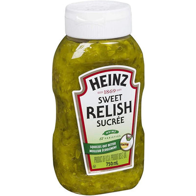 HEINZ SWEET RELISH EASY SQUEEZ [750 ml]