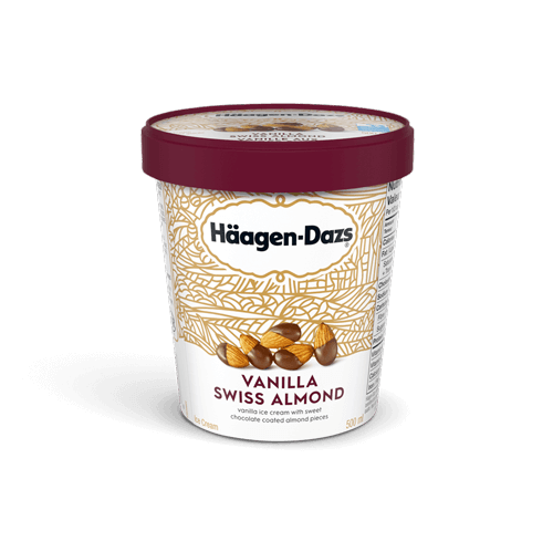 HAGDAZ VAN ALMND ICE CREAM [450 ml]
