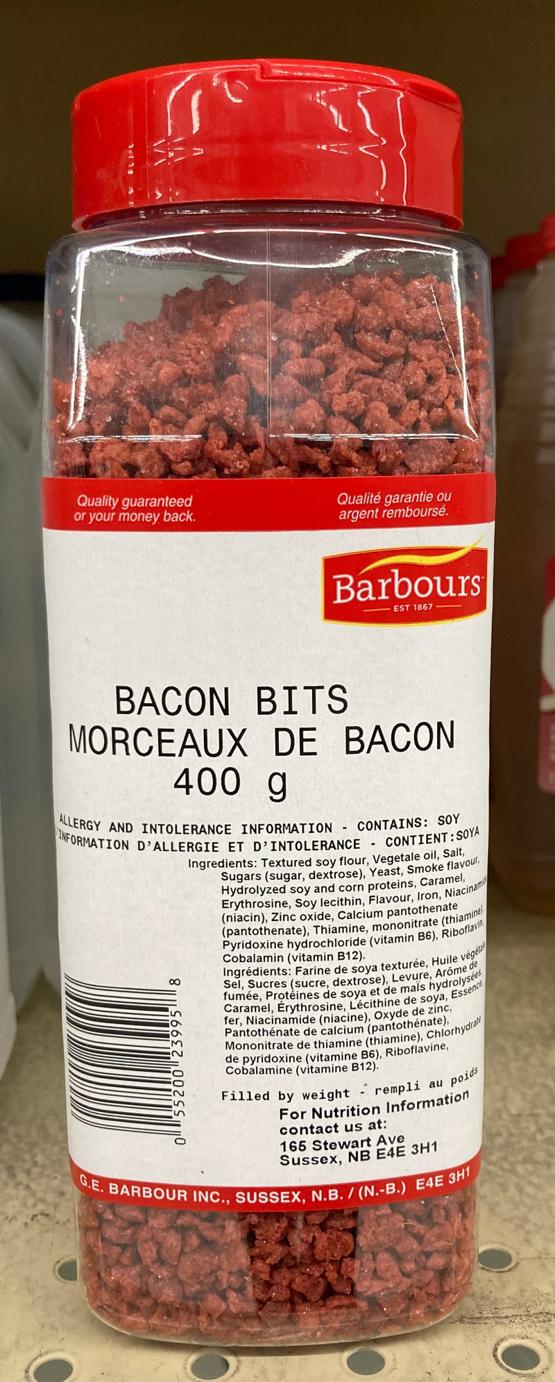 BARBOURS BACON BITS 400g