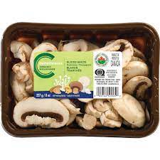 MUSHROOM ORG WHITE SLICED 8oz [1 ea]