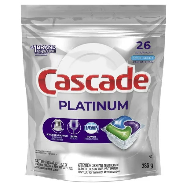 CASCD POUCH PLAT w/ LIQ & PW 2 [26 ea]