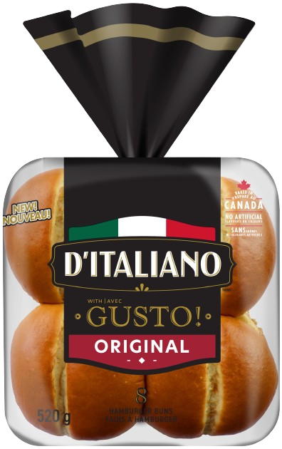 DITAL GUSTO ORGNL HMBRGR BUN [520 g]