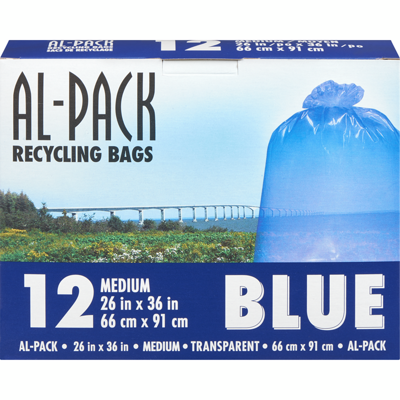 A1-PACK GREEN RECYCLE BAGS [12 ea]
