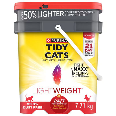 PURINA TIDY CATS 24/7 LIGHTWEIGHT SCOOP CAT LITTER 7.71kg