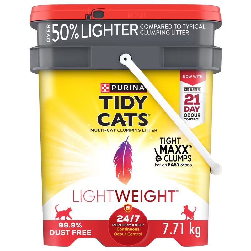 PURINA TIDY CATS 24/7 LIGHTWEIGHT SCOOP CAT LITTER 7.71kg