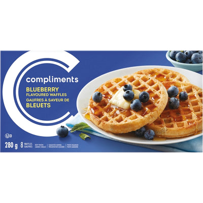 COMP WAFFLES BLUBRRY 8pk [280 g]