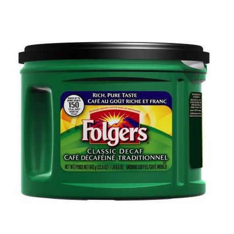 FOLGERS DECAF COFFEE 544g