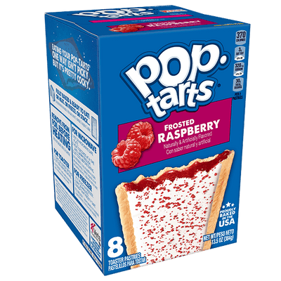 KLGGS POPTARTS RASPBERRY [384 g]