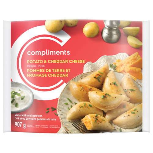 COMP POTATO & CHEDDAR PEROGIES [907 g]