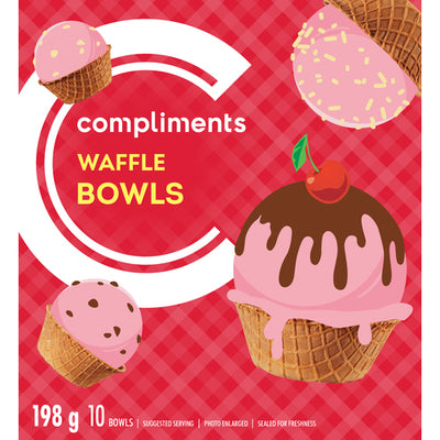COMP WAFFLE BOWLS [10 pcs]