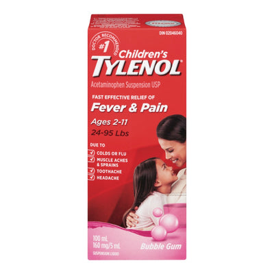 TYLENOL CHILD SUSP BUBBLE GUM [100 ml]