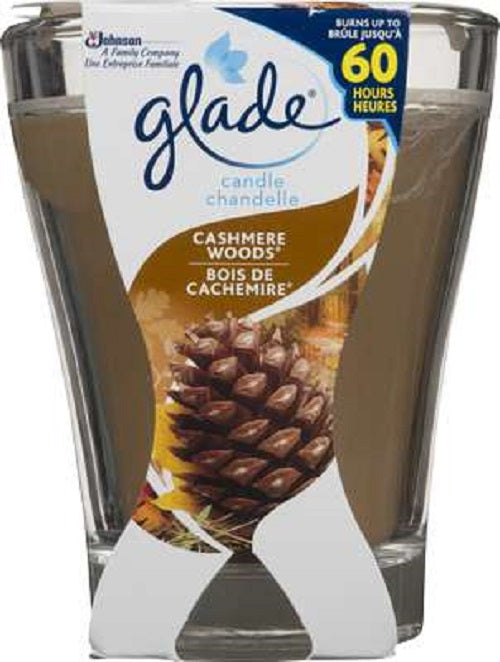 GLADE CANDLE JAR LG CASHMERE W [1 ea]