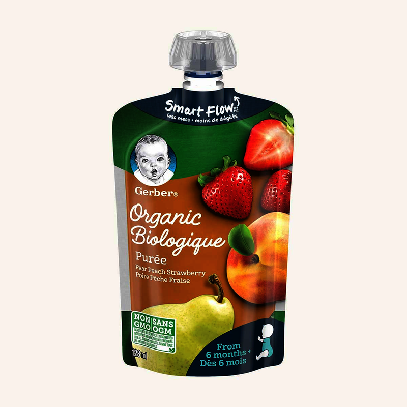 GERBER ORG PUREE PRPCSTW [128 ml]