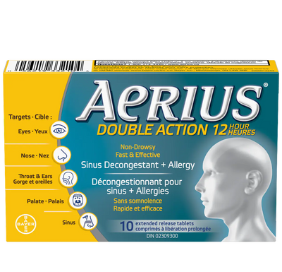 AERIUS DA TB 2.2/120MG [10 ea]