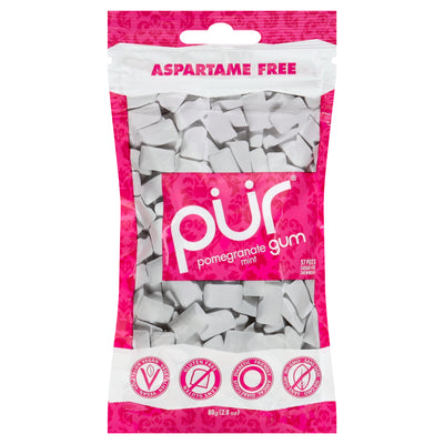 PUR GUM POMEGRANTE MINT [80 g]