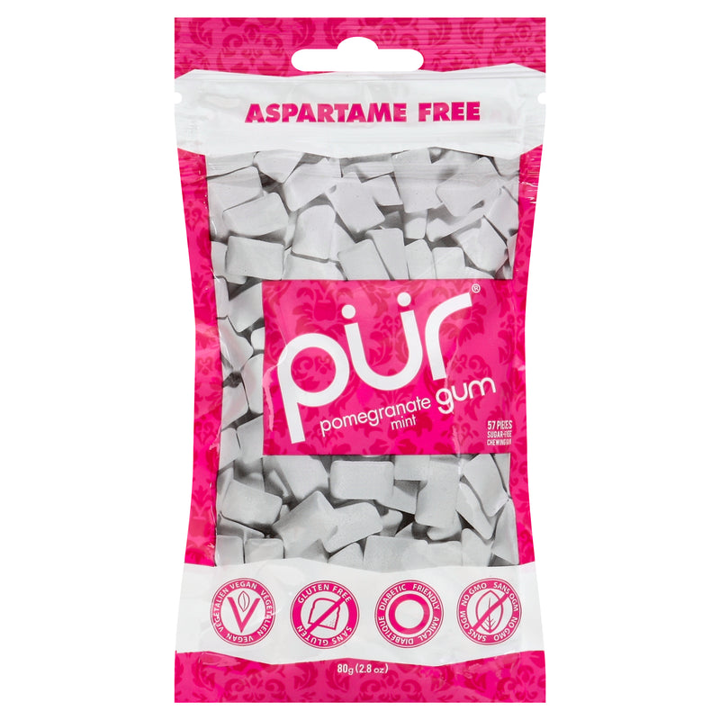 PUR GUM POMEGRANTE MINT [80 g]