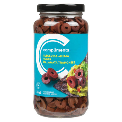 COMP OLIVES KALAMAT SLICED [375 ml]